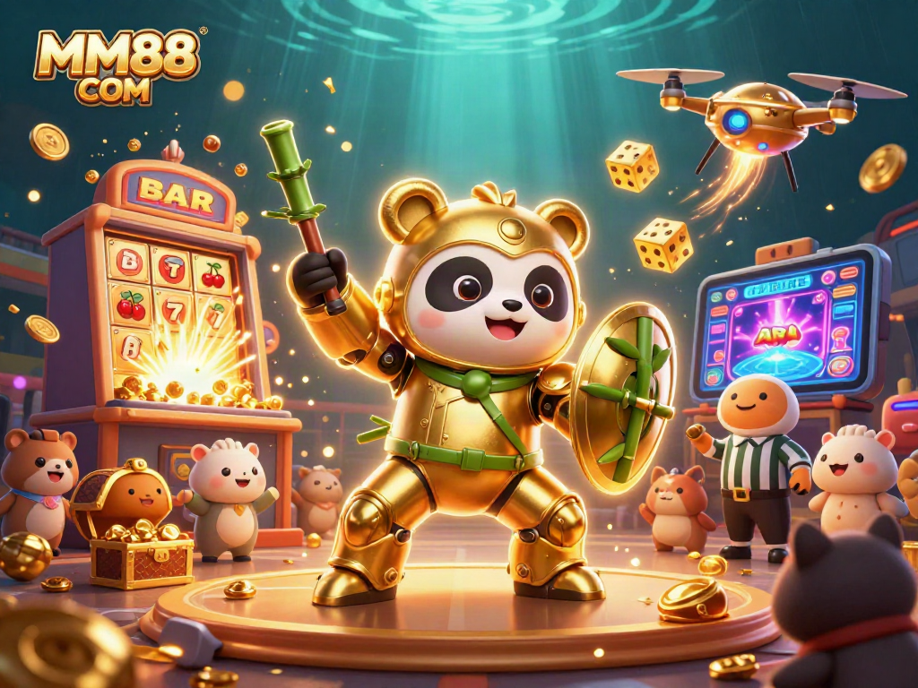 Experience thrilling wins with MM88 COM in this vibrant casino scene full of action and excitement.