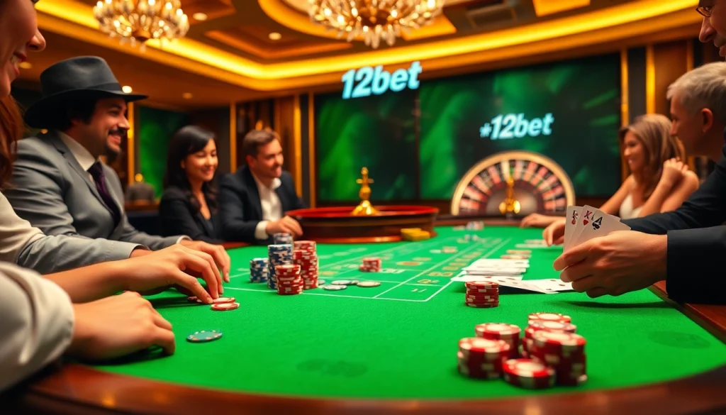 Experience the thrill of winning at 12bet with luxurious poker and casino games.