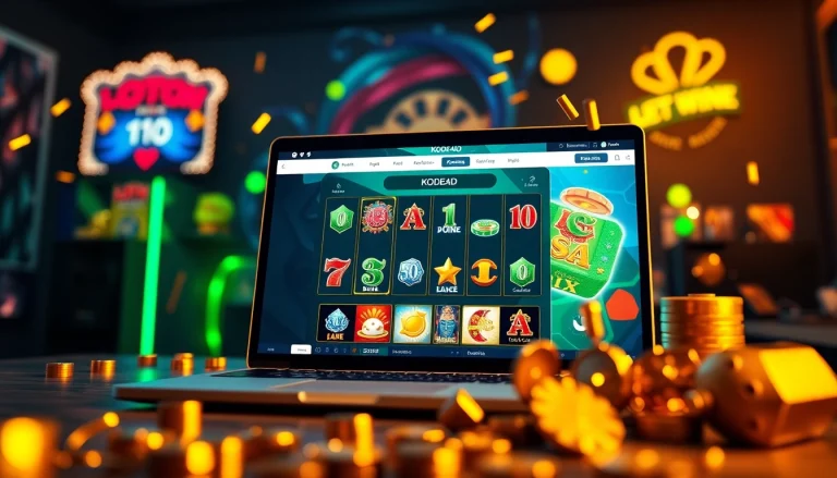 Kode4d link displayed on a modern computer showcasing exciting online slot games and vibrant graphics.