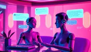 Engaging chat avatars in a warm digital space for ai sex chat interactions.