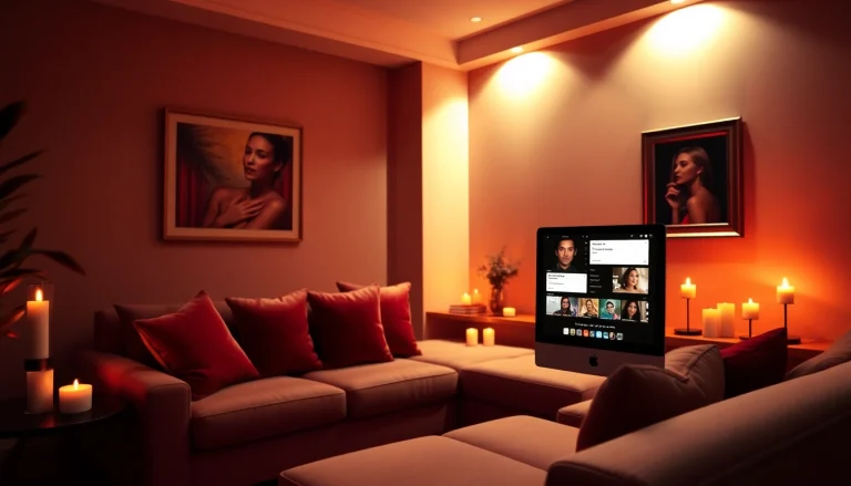 Engaging scene for sex chat with a cozy ambiance, inviting interactions.