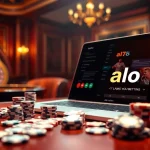 Experience the thrill of gambling with Link vào alo789 featuring a luxurious casino setup.