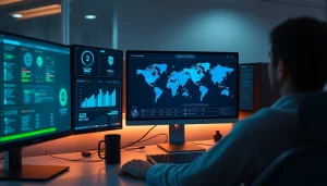 快连官网界面，展示专业环境中的无缝VPN连接与全球节点访问。