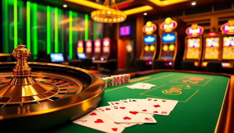 Experience thrilling bets at 88i with a luxurious casino atmosphere and vibrant gaming elements.