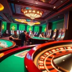 Excited players at the xin88it casino engaging in high-stakes poker and roulette gaming