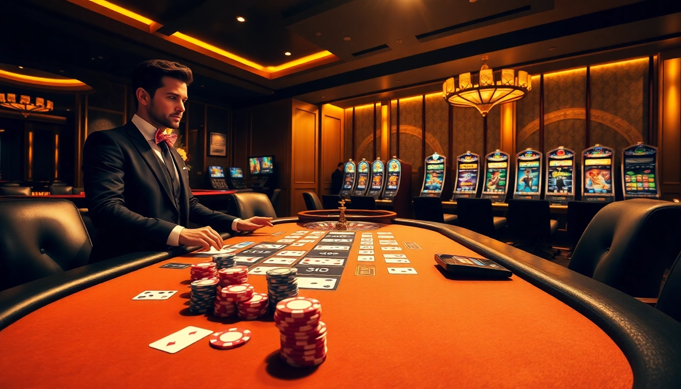 Experience the thrill of high-stakes poker at mb66.nyc with vibrant chips and dramatic lighting.